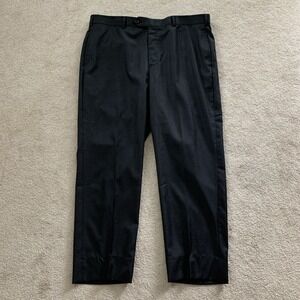 BROOKS BROTHERS Regent Vitale Barberis‎ 100% Merino Wool 38x27 Dress pants Gray
